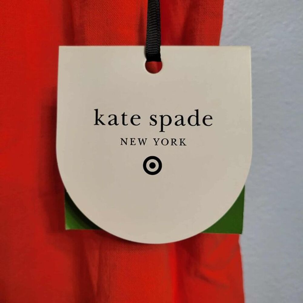 Kate Spade Bright Orange Sleeveless Mini Dress - Picture 3 of 9